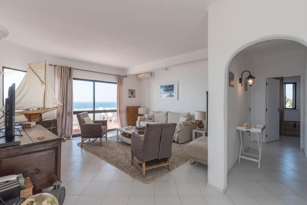 Amazing Sea View Penthouse Apartman Carvoeiro  Kültér fotó